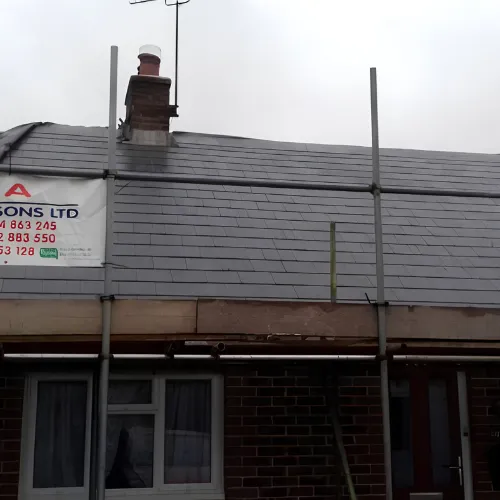 Recent roofing project by R&A Roofing & Sons in Maidstone